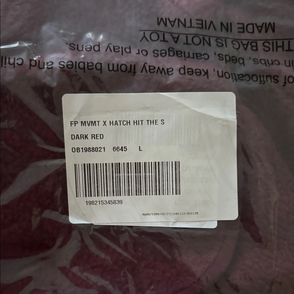 FP Movement Hit The Slopes Fleece Jacket in MAROON Sz XS S L $178 Retail NWT - Picture 7 of 10